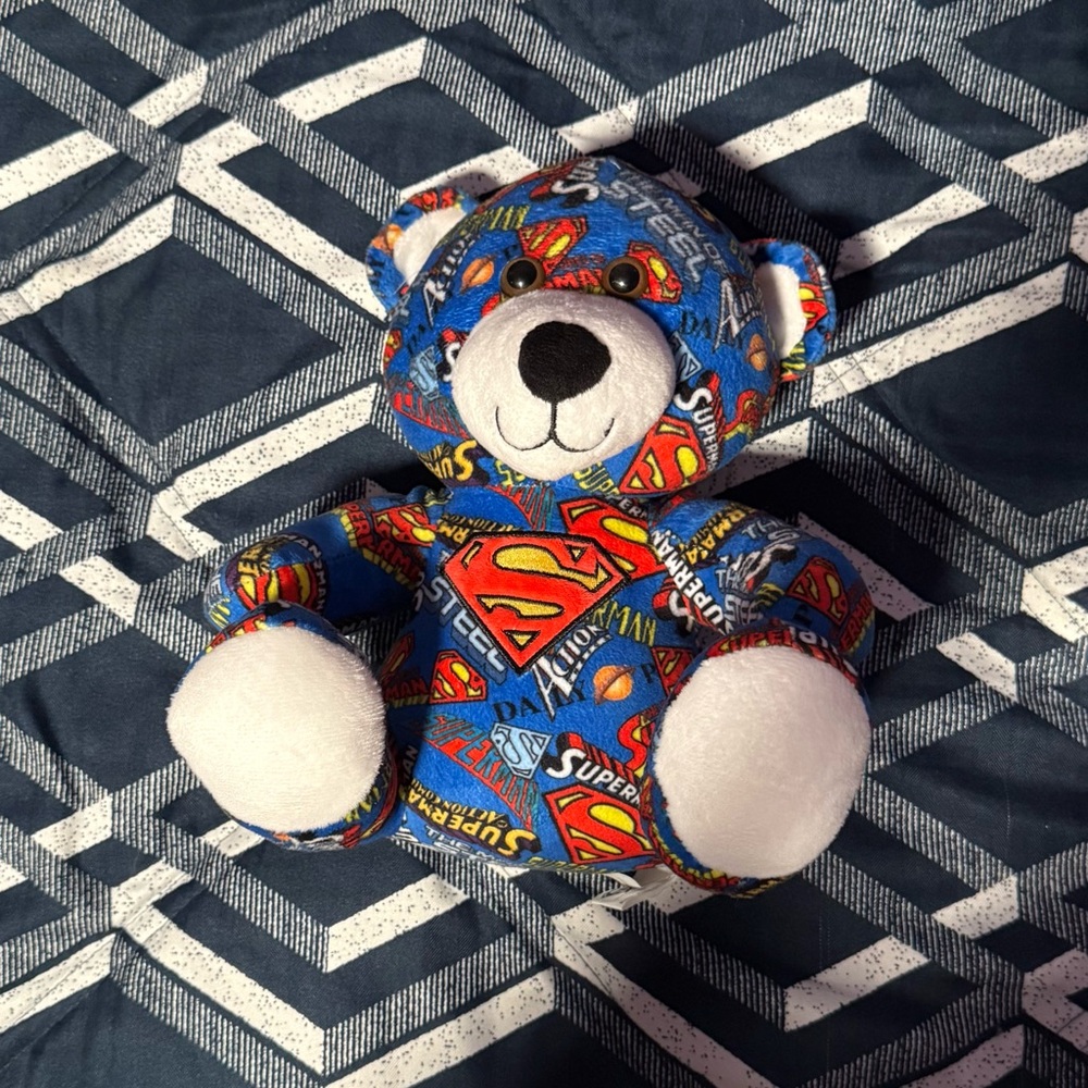 Superman SixFlags Teddy bear.